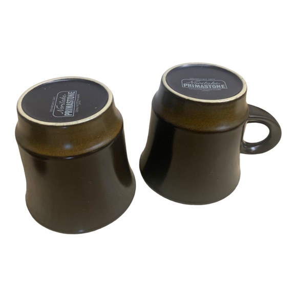 VTG Noritake Campobello Lidded Sugar Bowl & Two Coffee Tea Cups Mugs Stoneware - Picture 15 of 16